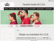 Tablet Screenshot of ncod.cz